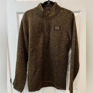 NEW with Tags - Hurley Quarter Zip (Brown) (Size Large)